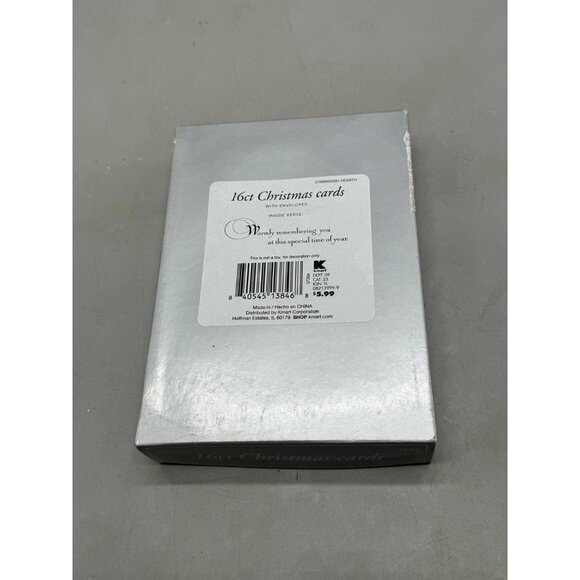 trim a home 16 count Christmas cards envelopes Kmart Merry Christmas READ NEW - Picture 6 of 7